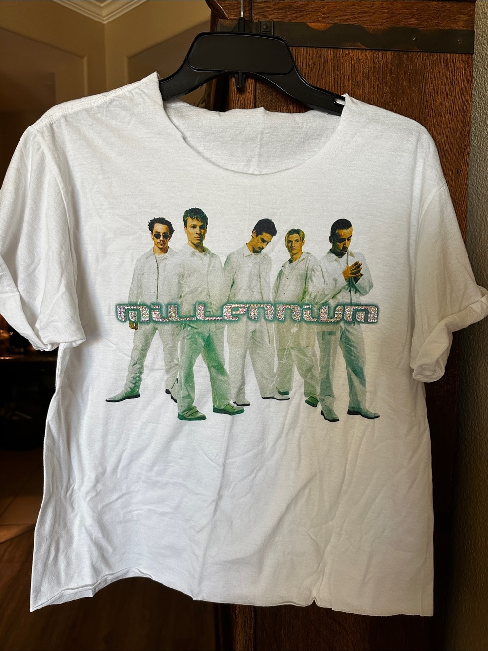 Backstreet Boys bedazzled Graphic White unisex T-Shirt